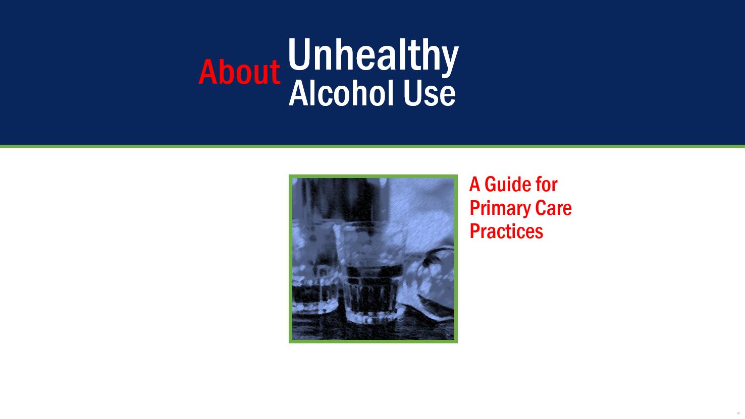 Photo: About Unhealthy Alcohol Use - Stun Module 1.